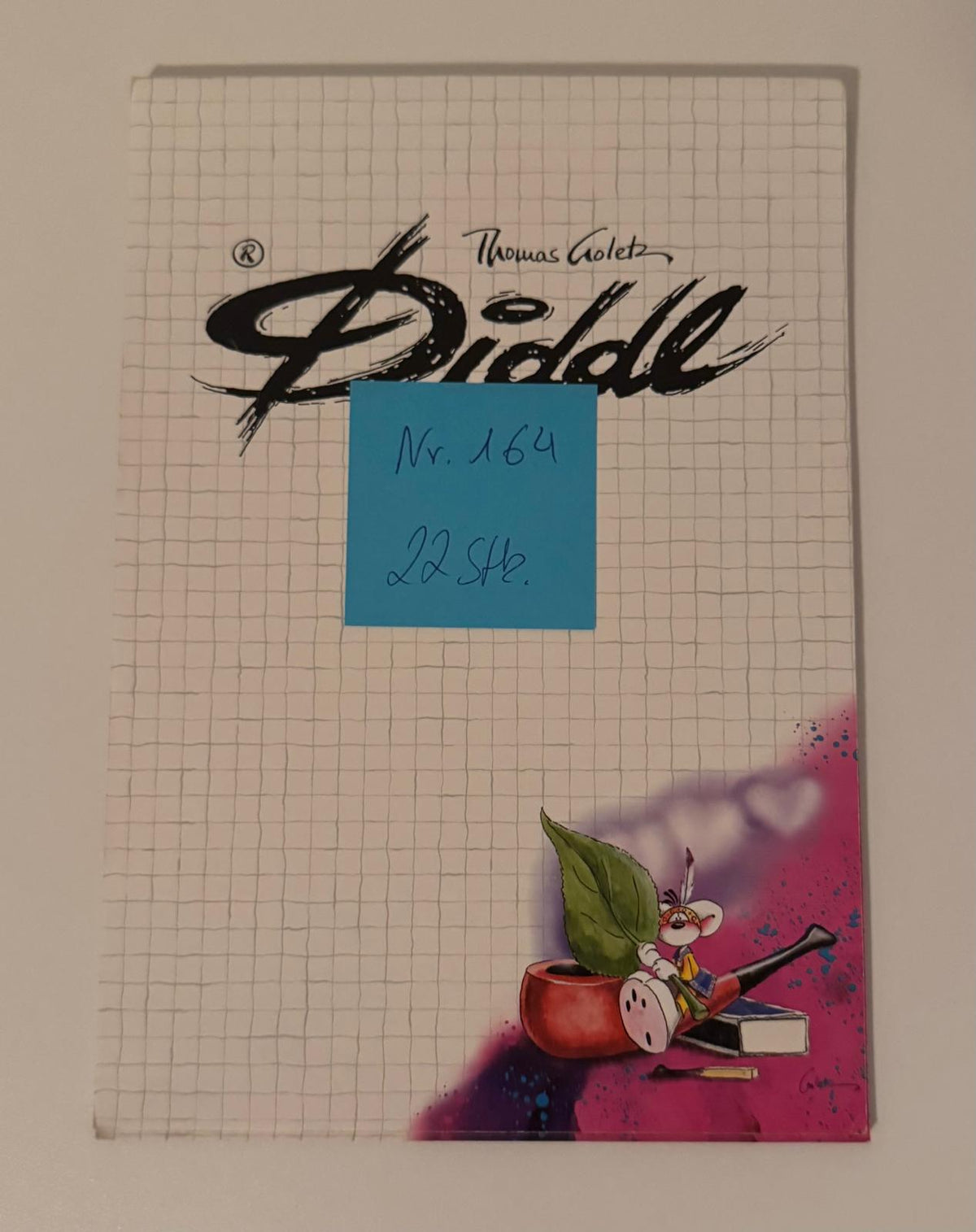 Diddl Block A5 „Nr. 164“ – Friedenspfeife – 22 Blätter