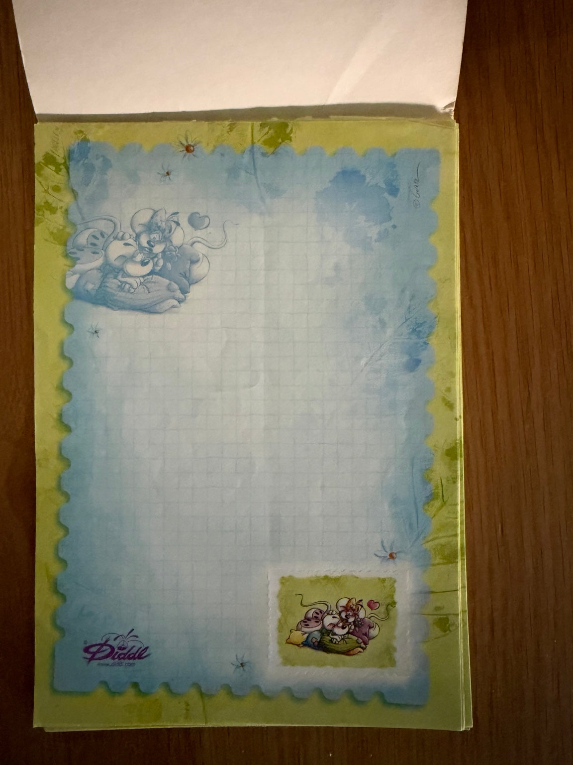 Diddl Stanzmarken-Block A5 Nr. 288 – Innenseite