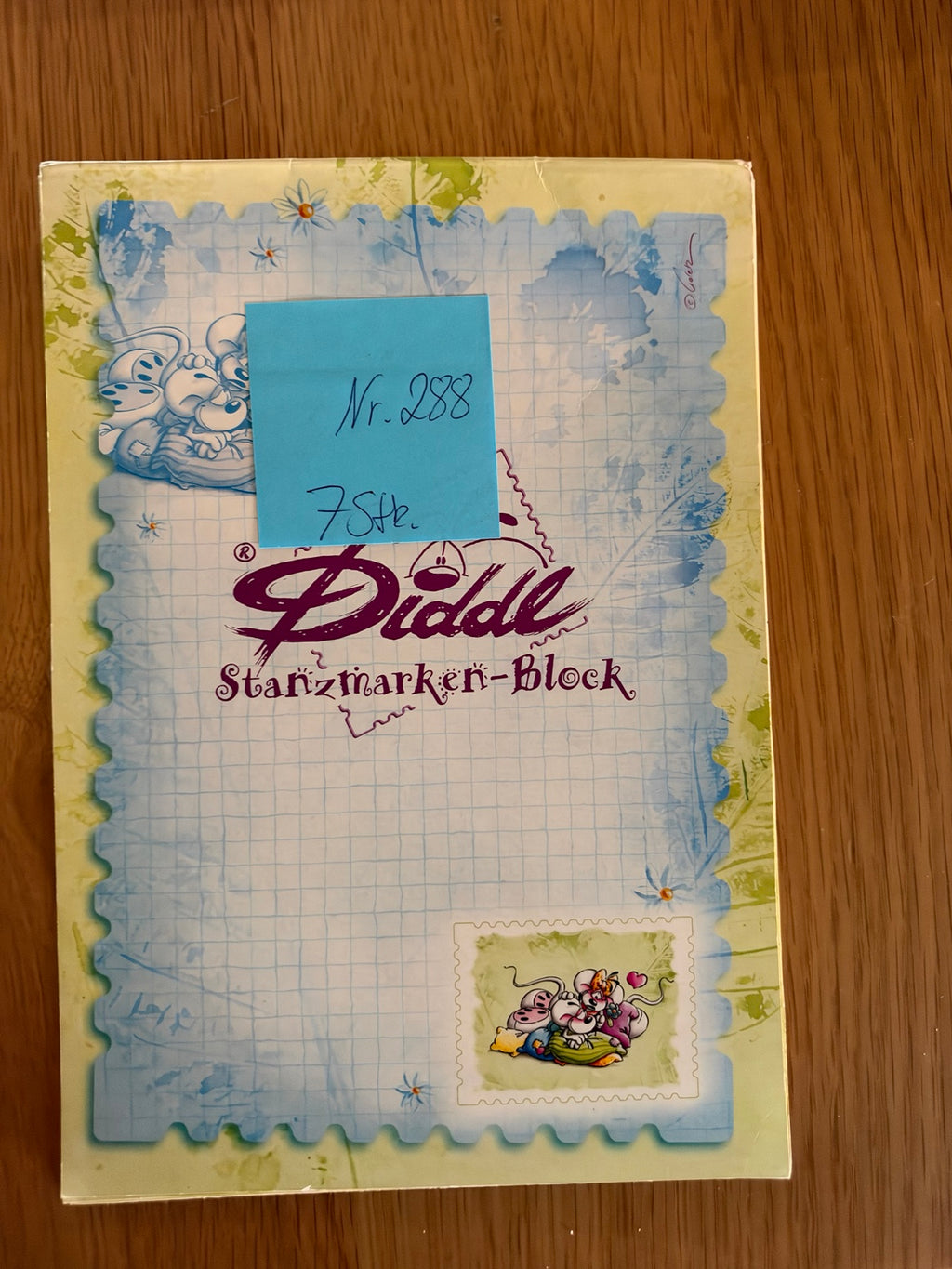Diddl Stanzmarken-Block A5 Nr. 288 – Vorderseite