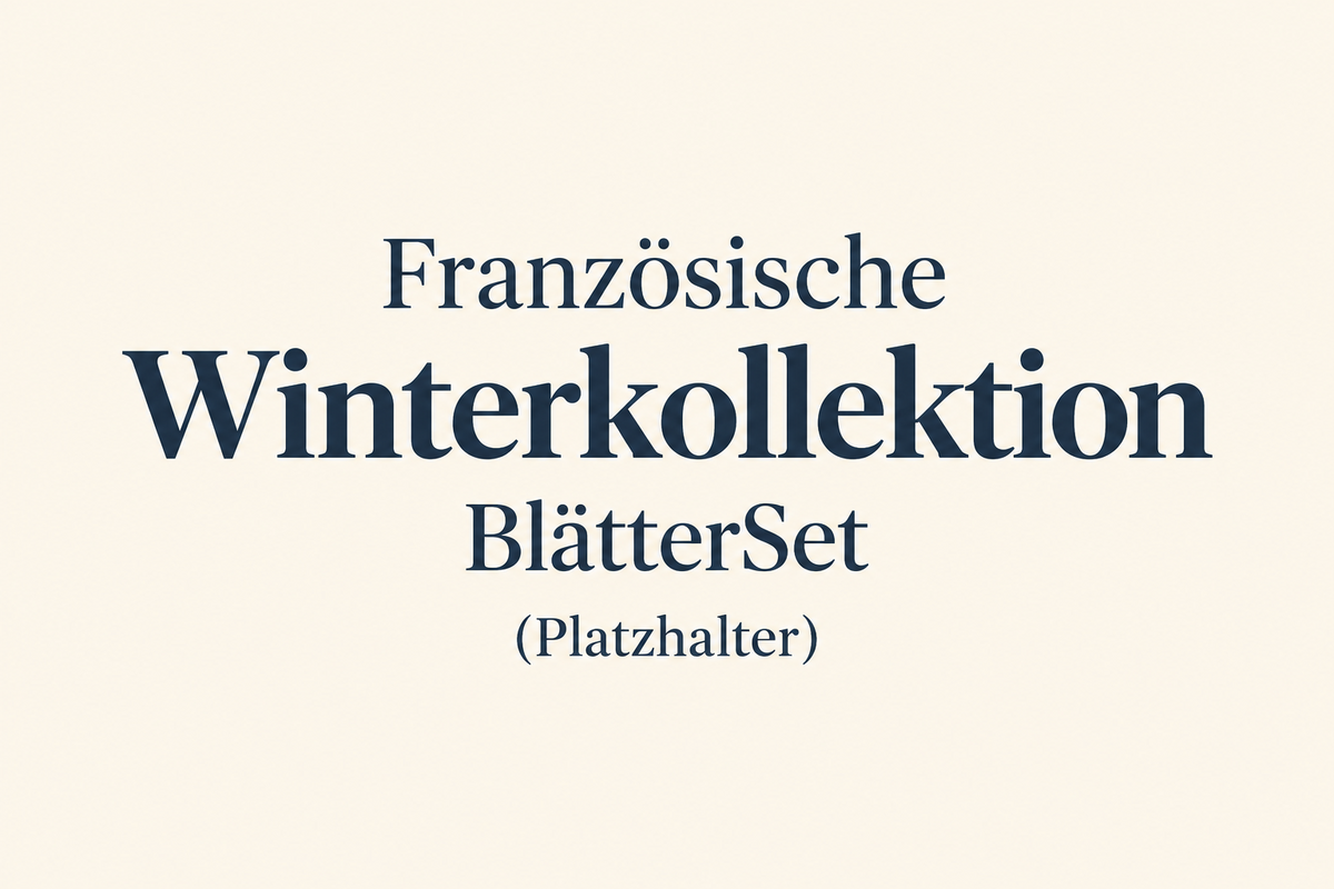Platzhalter für das Diddl Blätterset Französische Winterkollektion 2026